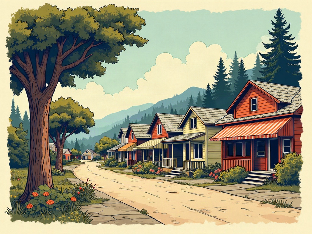 Illustration for "Brookings: The Library as the Town's Real Community Center"