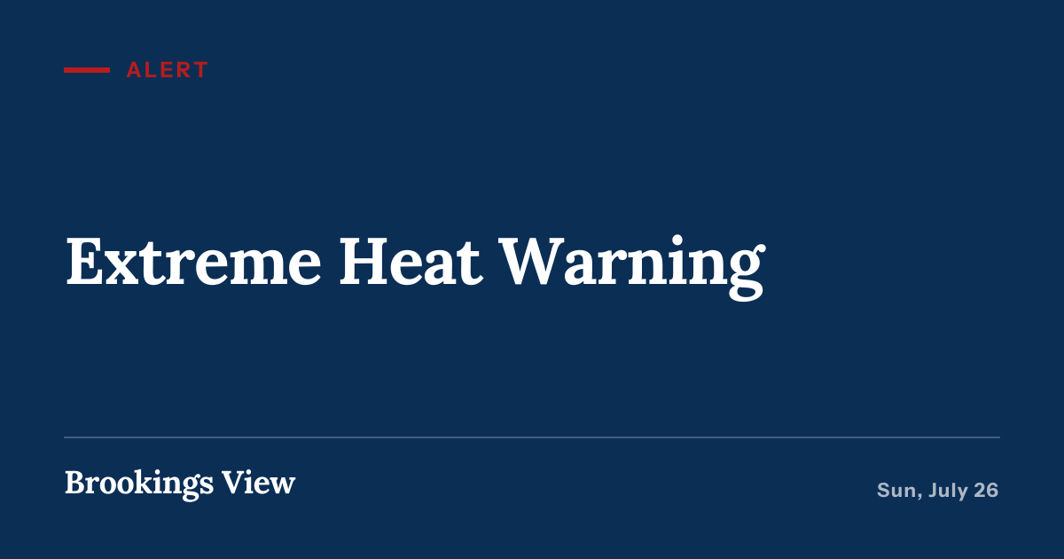 Illustration for “Extreme Heat Warning”