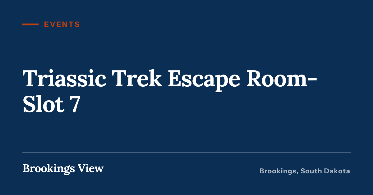 Illustration for “Triassic Trek Escape Room- Slot 7”