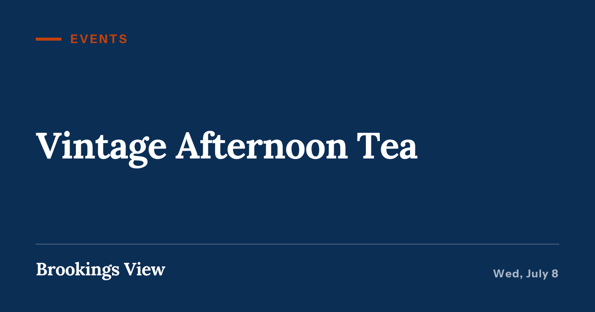 Illustration for “Vintage Afternoon Tea”
