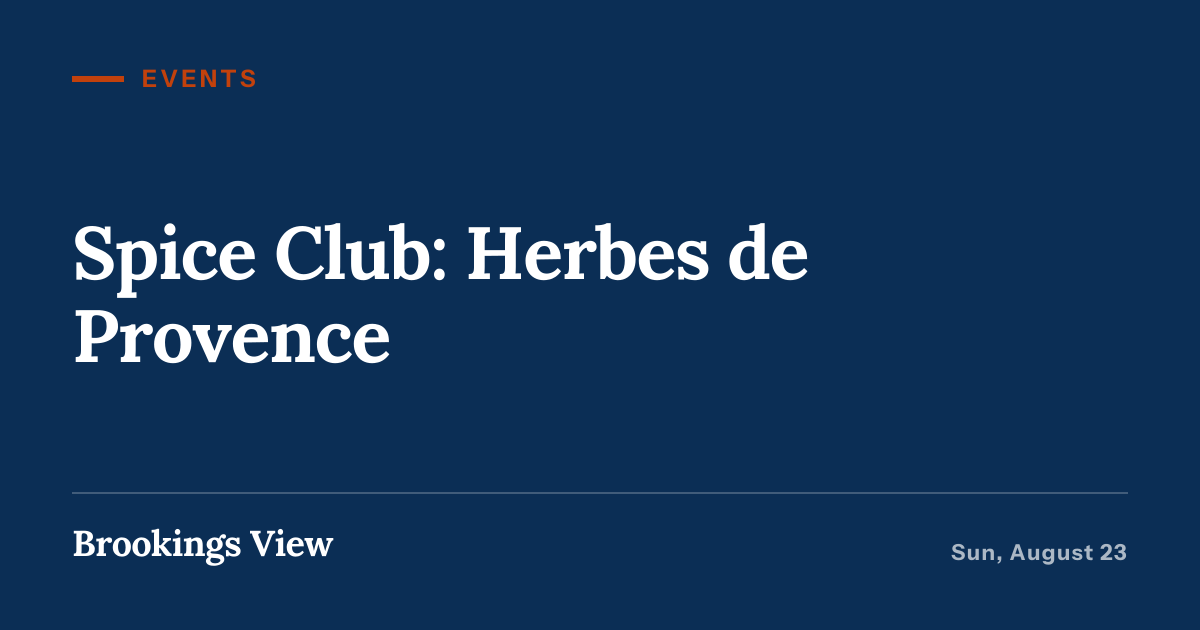 Illustration for “Spice Club: Herbes de Provence”