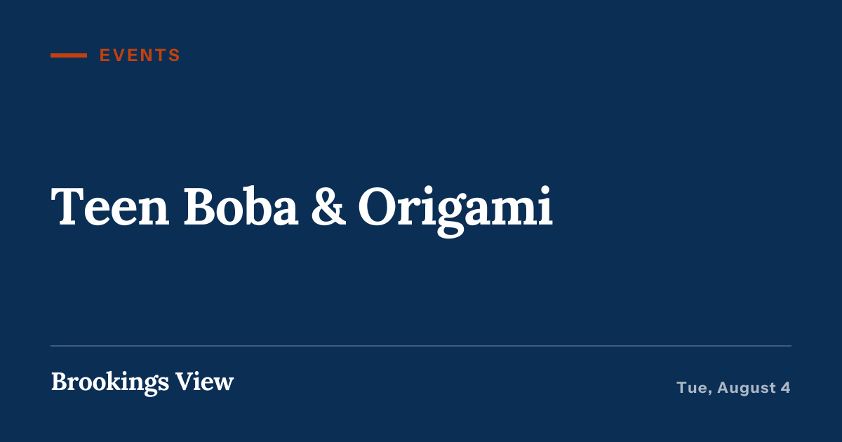 Illustration for “Teen Boba & Origami”