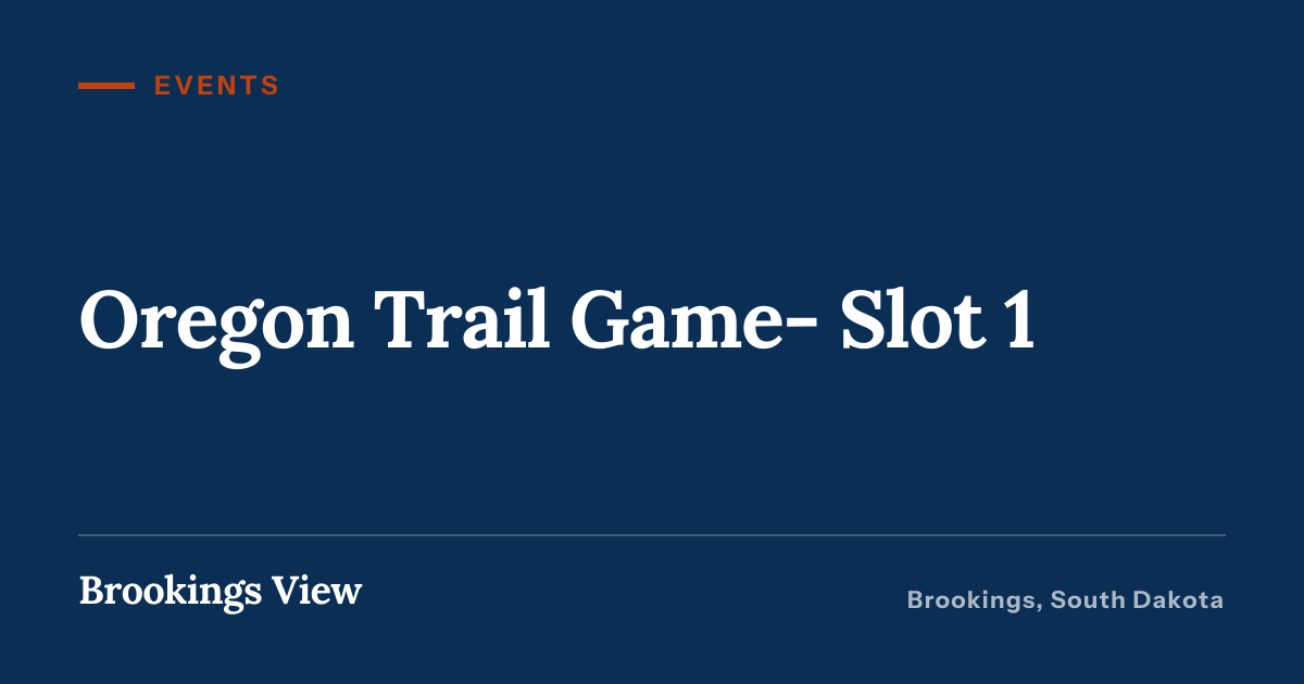 Illustration for “Oregon Trail Game- Slot 1”
