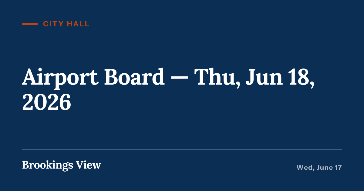 Illustration for “Airport Board — Thu, Jun 18, 2026”